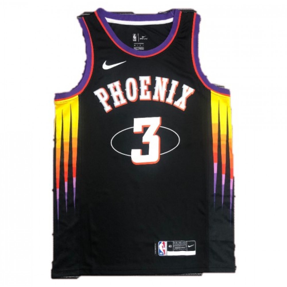 Men's Phoenix Suns Chris Paul #3 Black 2021/22 Swingman NBA Jersey-Mixtape Edition-Pro Kit Vault | Brand New 26/27 Sports Jerseys
